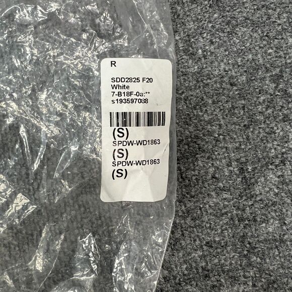 Pretty Little Thing 2 Pc One Shoulder Crop Top Skirt Set Womens 4 White Woven - Picture 9 of 13